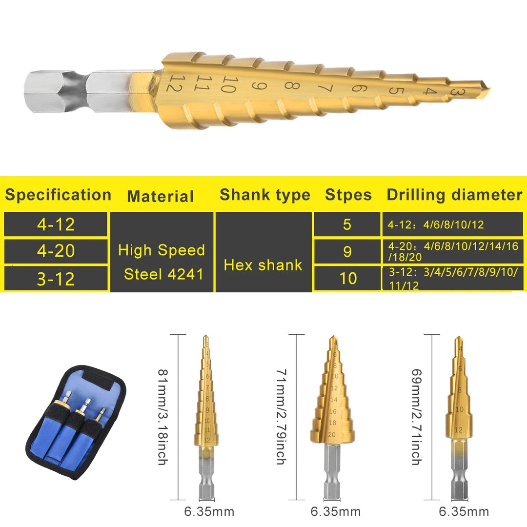 Titanium Master Drill Bits-Maxi-tools